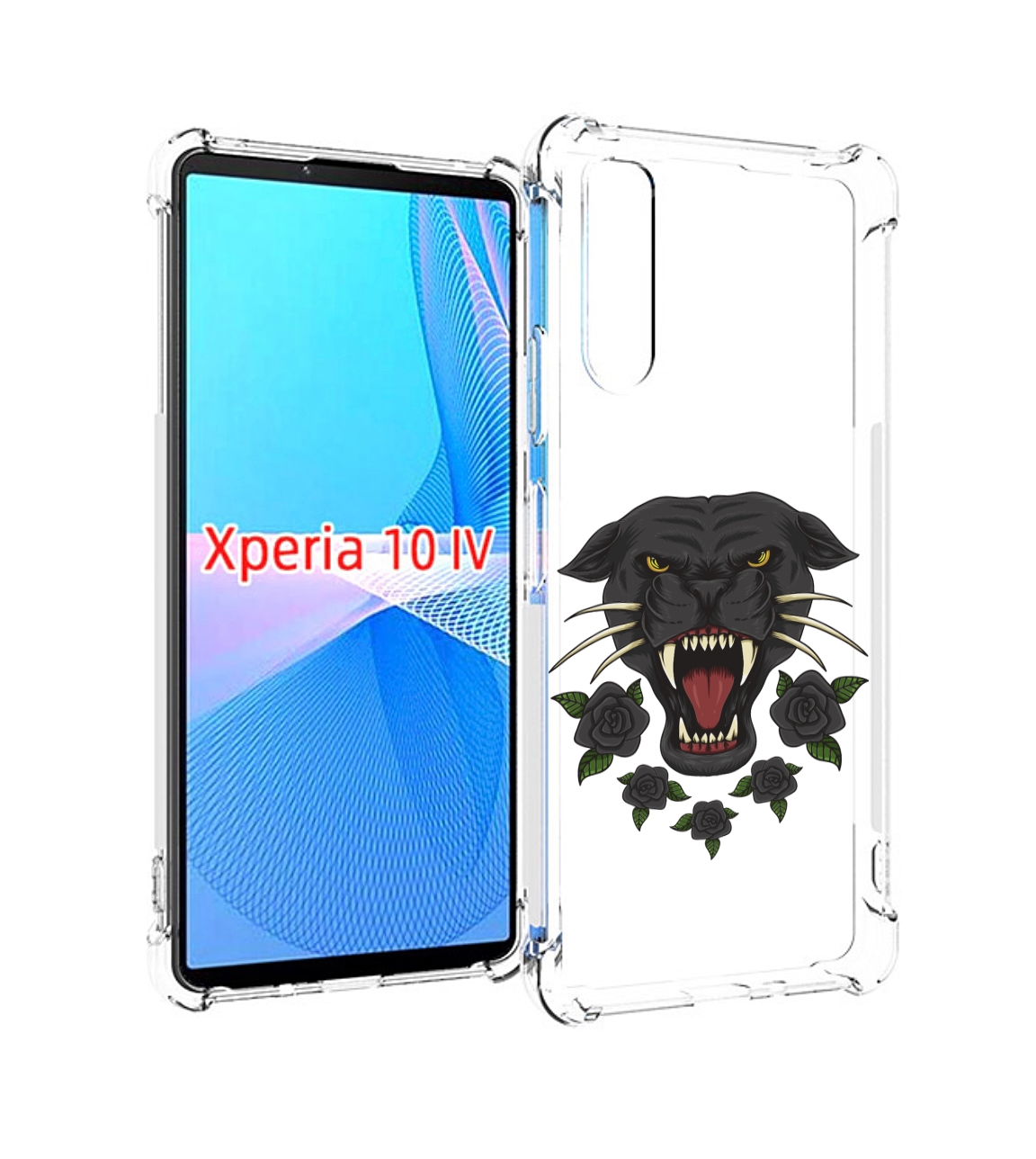 

Чехол MyPads Пантера для Sony Xperia 10 IV (10-4), Прозрачный, Tocco