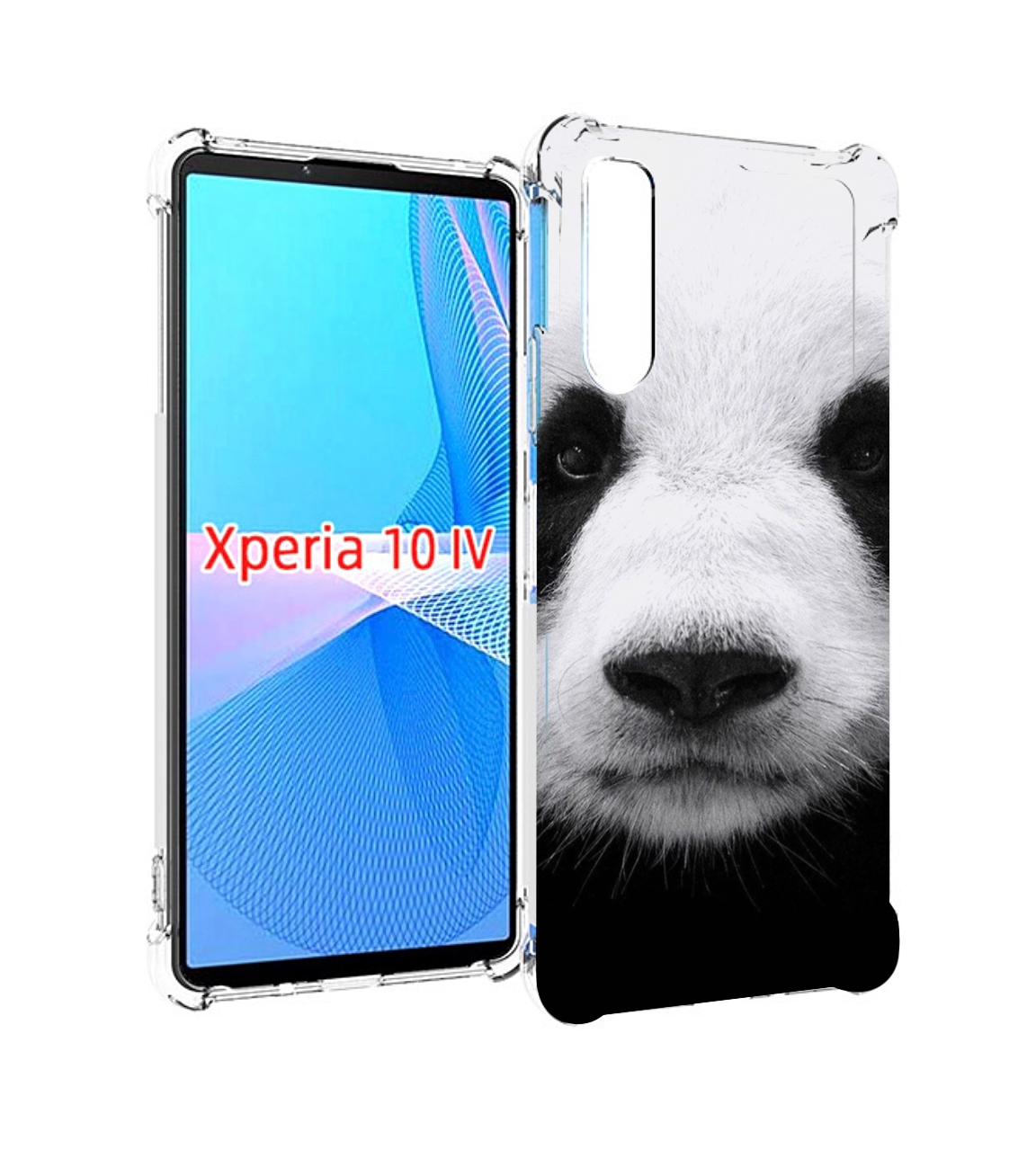 

Чехол MyPads Панда-портрет для Sony Xperia 10 IV (10-4), Прозрачный, Tocco