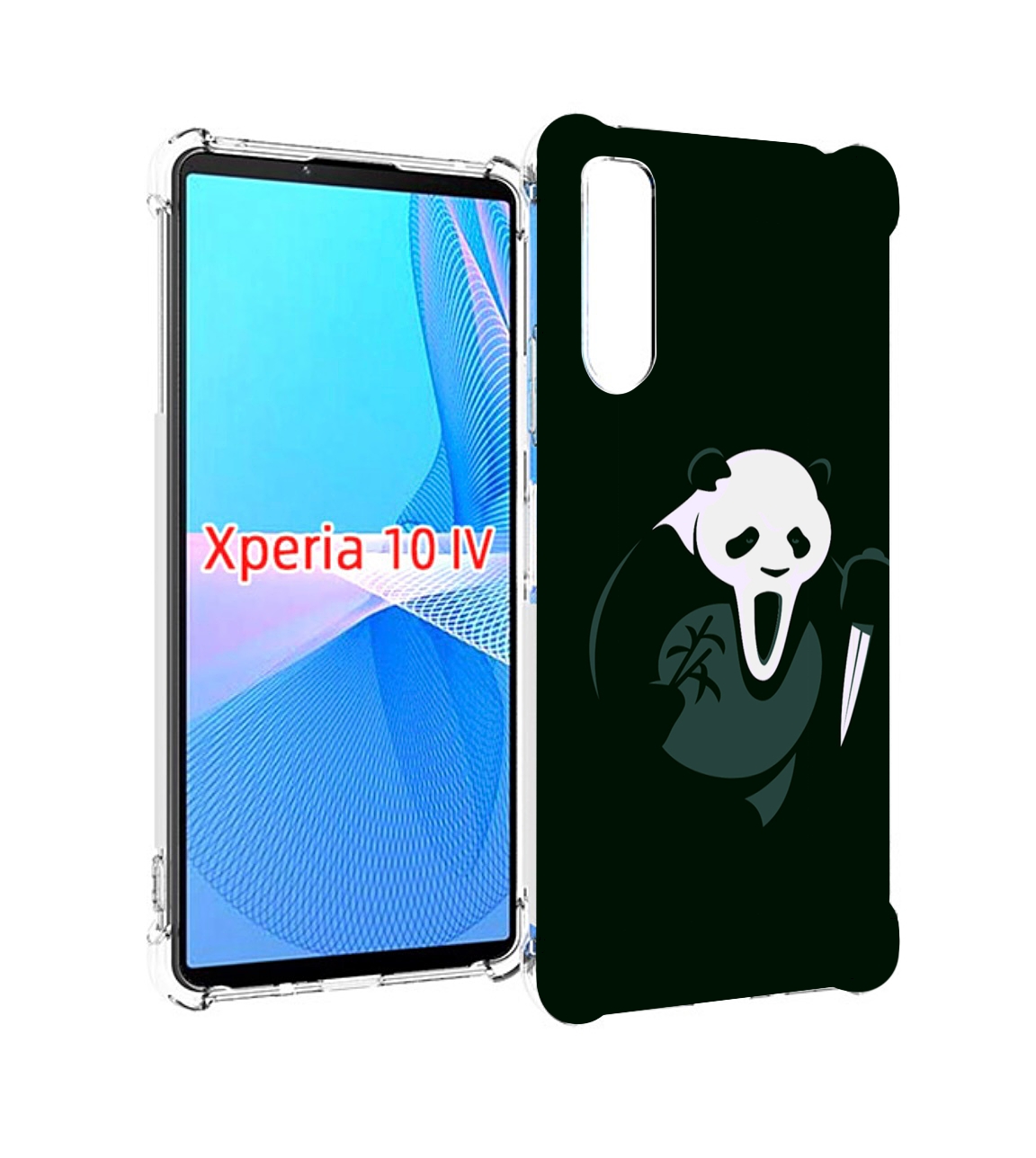 

Чехол MyPads Панда-крик для Sony Xperia 10 IV (10-4), Прозрачный, Tocco