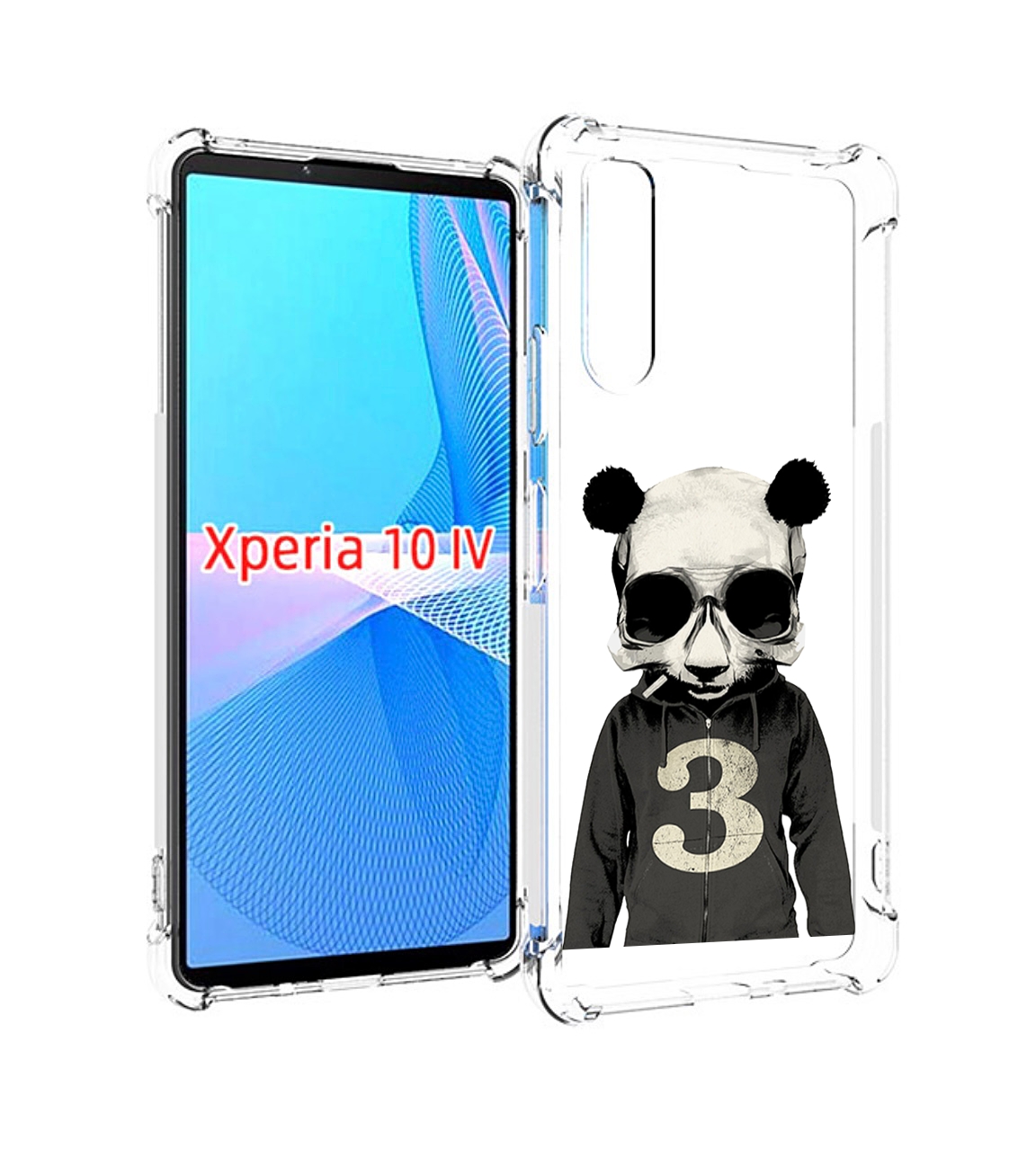 

Чехол MyPads Панда-в-костюме для Sony Xperia 10 IV (10-4), Прозрачный, Tocco