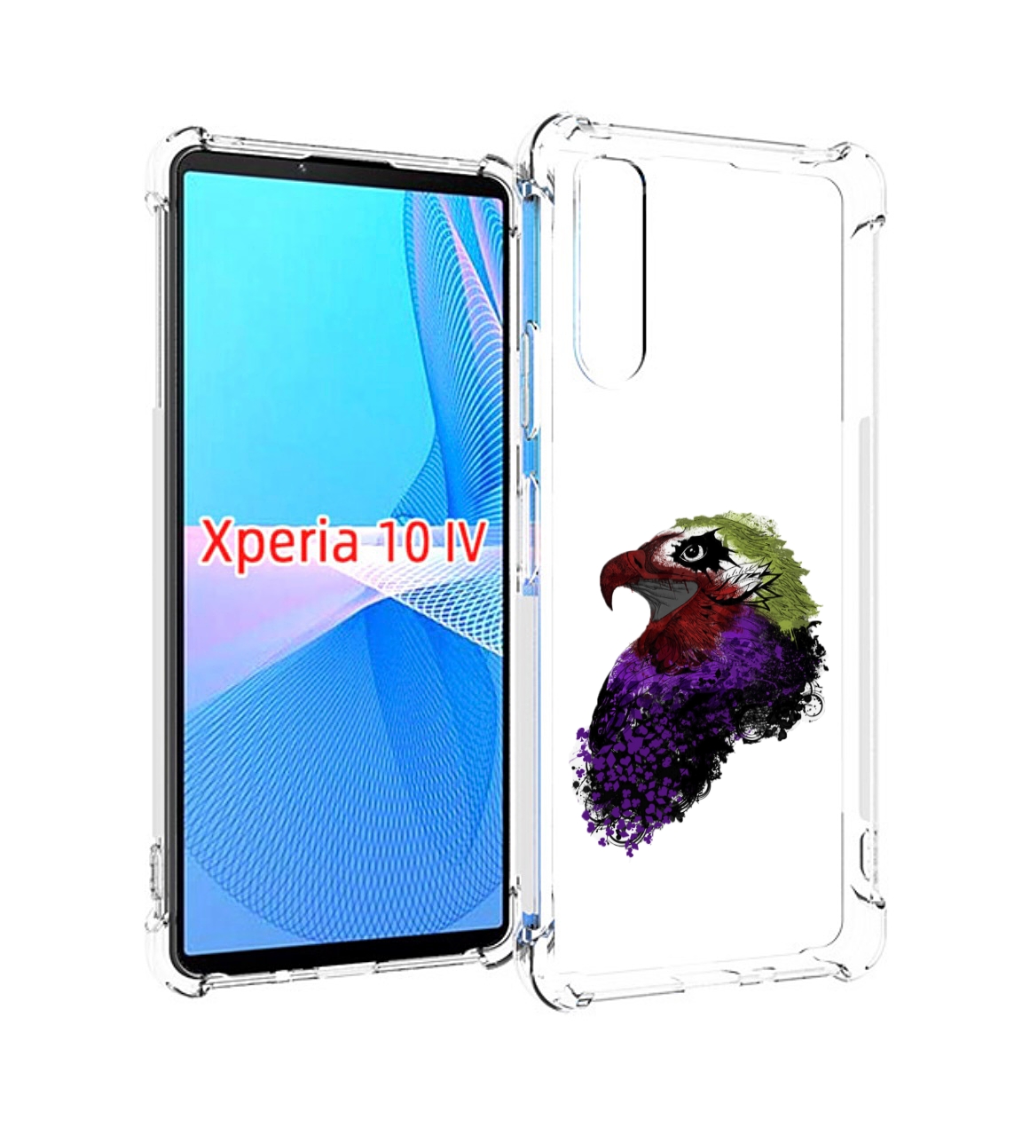 

Чехол MyPads Орел для Sony Xperia 10 IV (10-4), Прозрачный, Tocco