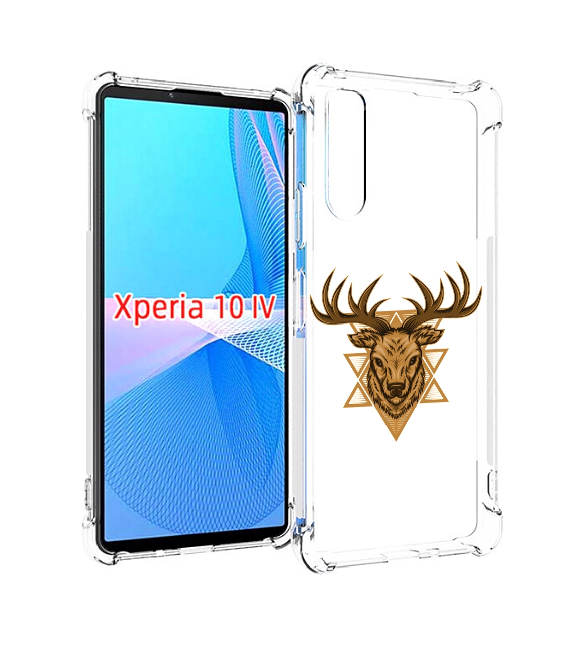 

Чехол MyPads Олень для Sony Xperia 10 IV (10-4), Прозрачный, Tocco