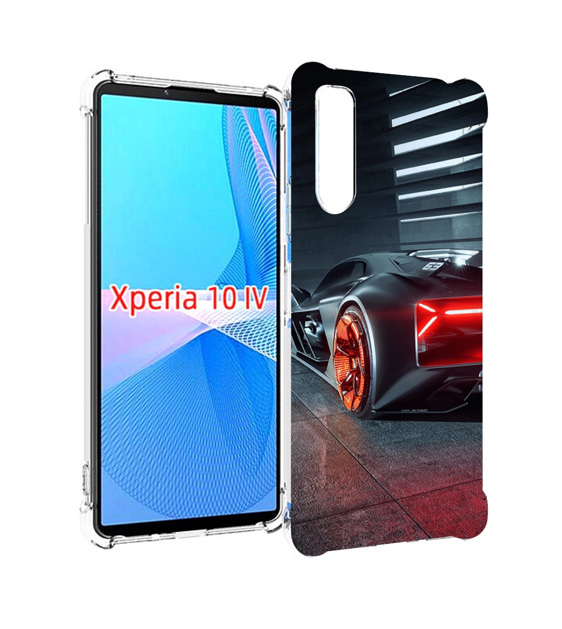 

Чехол MyPads Ночной-город мужской для Sony Xperia 10 IV (10-4), Прозрачный, Tocco