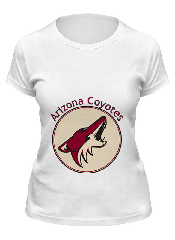 

Футболка женская Printio Arizona coyotes белая S, Белый, Arizona coyotes