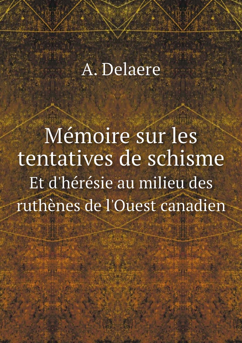 

Memoire sur les tentatives de schisme