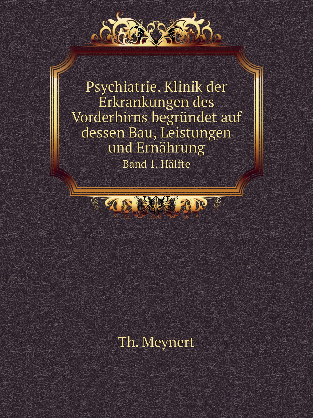 

Psychiatrie. Klinik der Erkrankungen des Vorderhirns begrundet auf dessen Bau