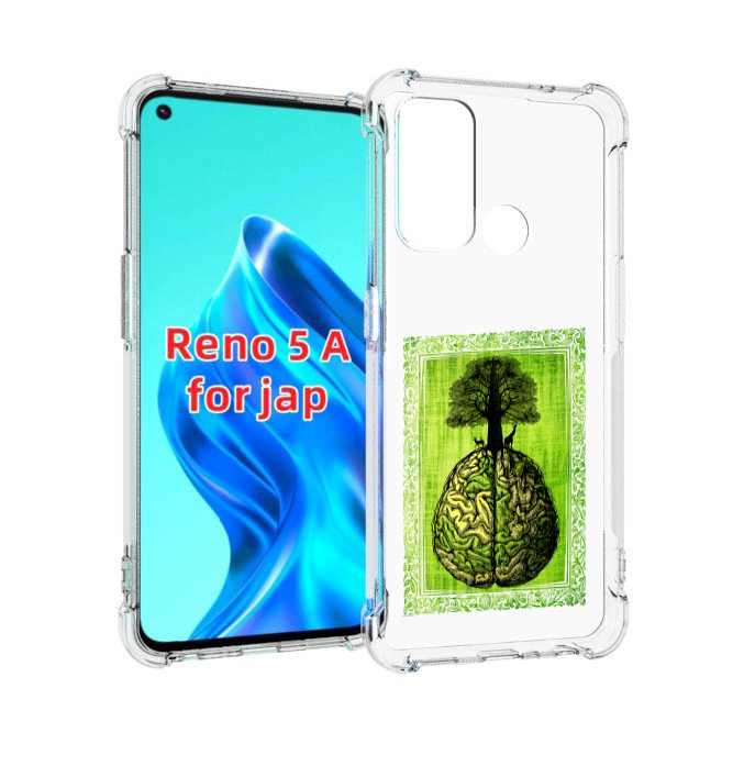 

Чехол MyPads абстракция здоровый мозг для Oppo Reno 5A, Прозрачный, Tocco