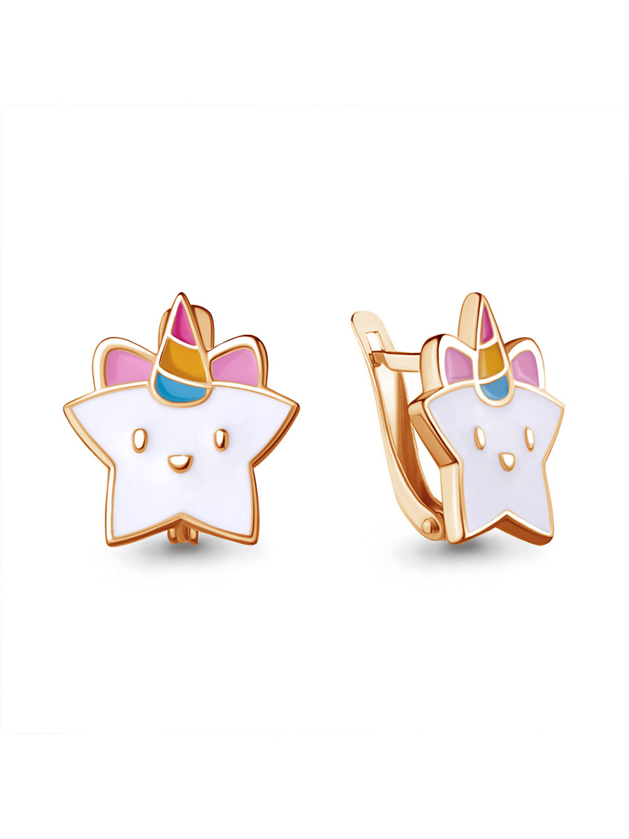 

Серьги из серебра с эмалью Aquamarine 33823_925_з, 33823_925_з