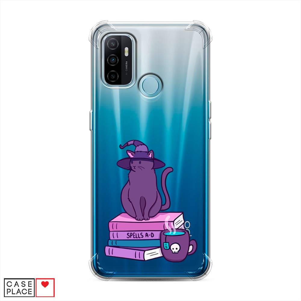 фото Противоударный силиконовый чехол "magic cat" на oppo a53 awog