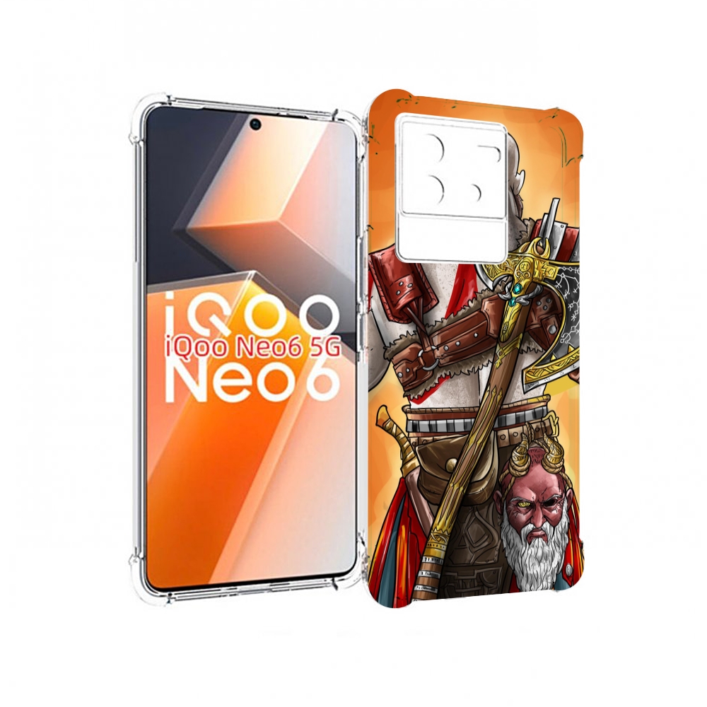 

Чехол MyPads God of War для Vivo iQoo Neo 6 5G, Прозрачный, Tocco