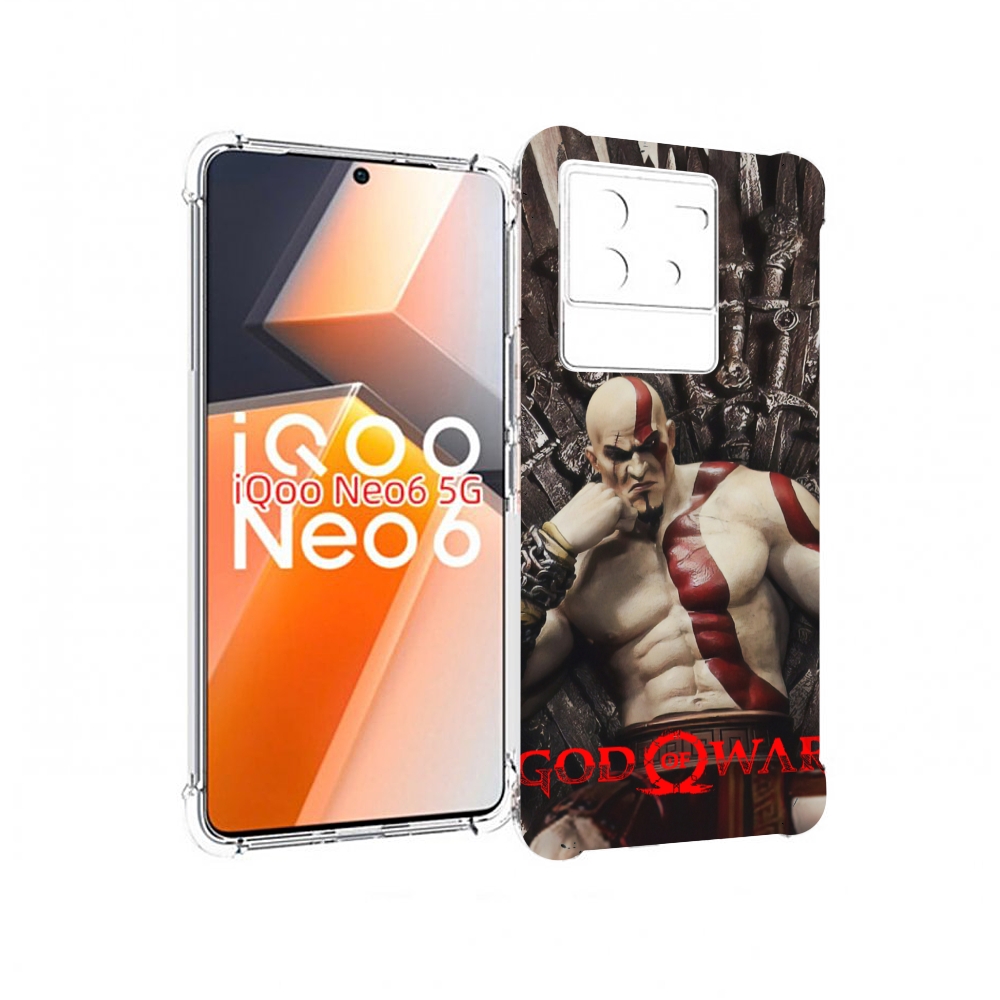

Чехол MyPads God of War Кратос для Vivo iQoo Neo 6 5G, Прозрачный, Tocco