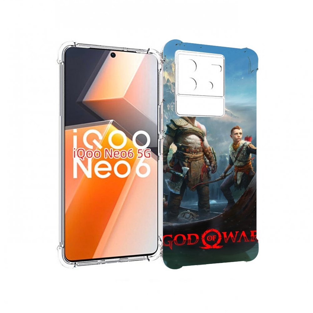 

Чехол MyPads God Of War Кратос Атрей для Vivo iQoo Neo 6 5G, Прозрачный, Tocco