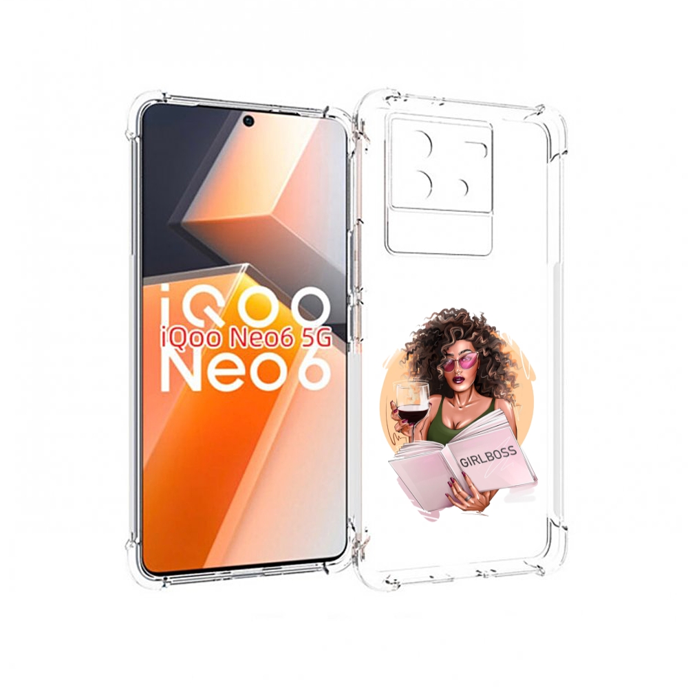 

Чехол MyPads Girlboss with wine_ Etsy женский для Vivo Neo, Прозрачный, Tocco