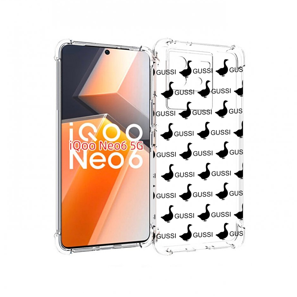 

Чехол MyPads GUSSI для Vivo iQoo Neo 6 5G, Прозрачный, Tocco