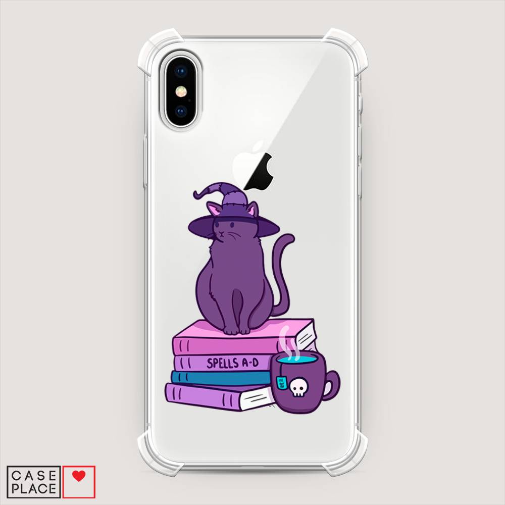 

Чехол Awog на Apple iPhone XS (10S) / Айфон XS (10S) "Magic Cat", Разноцветный, 11851-1