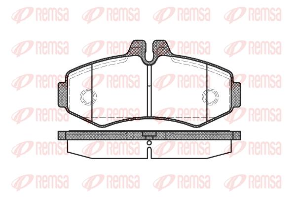 

Тормозные колодки Remsa дисковые 070100