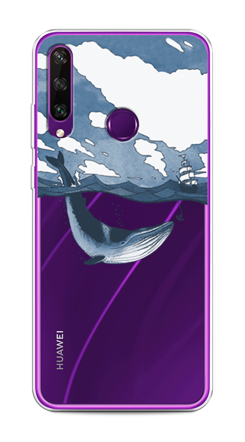 

Чехол на Huawei Y6p "Большой кит", Синий, 6103250-1