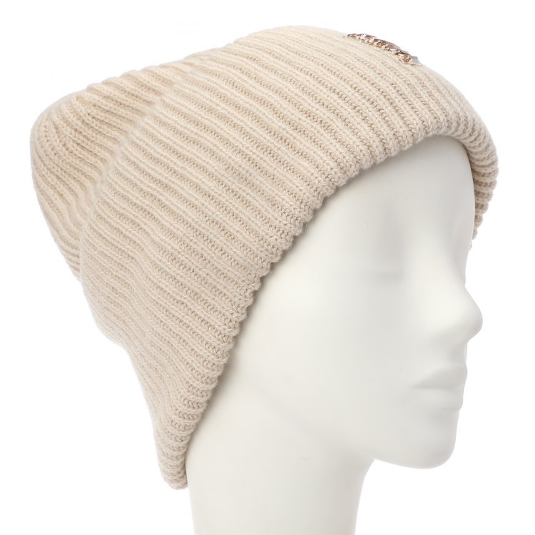 

Шапка бини женская La Neve 4610cmgd бежевая р. ONE SIZE, 4610cmgd