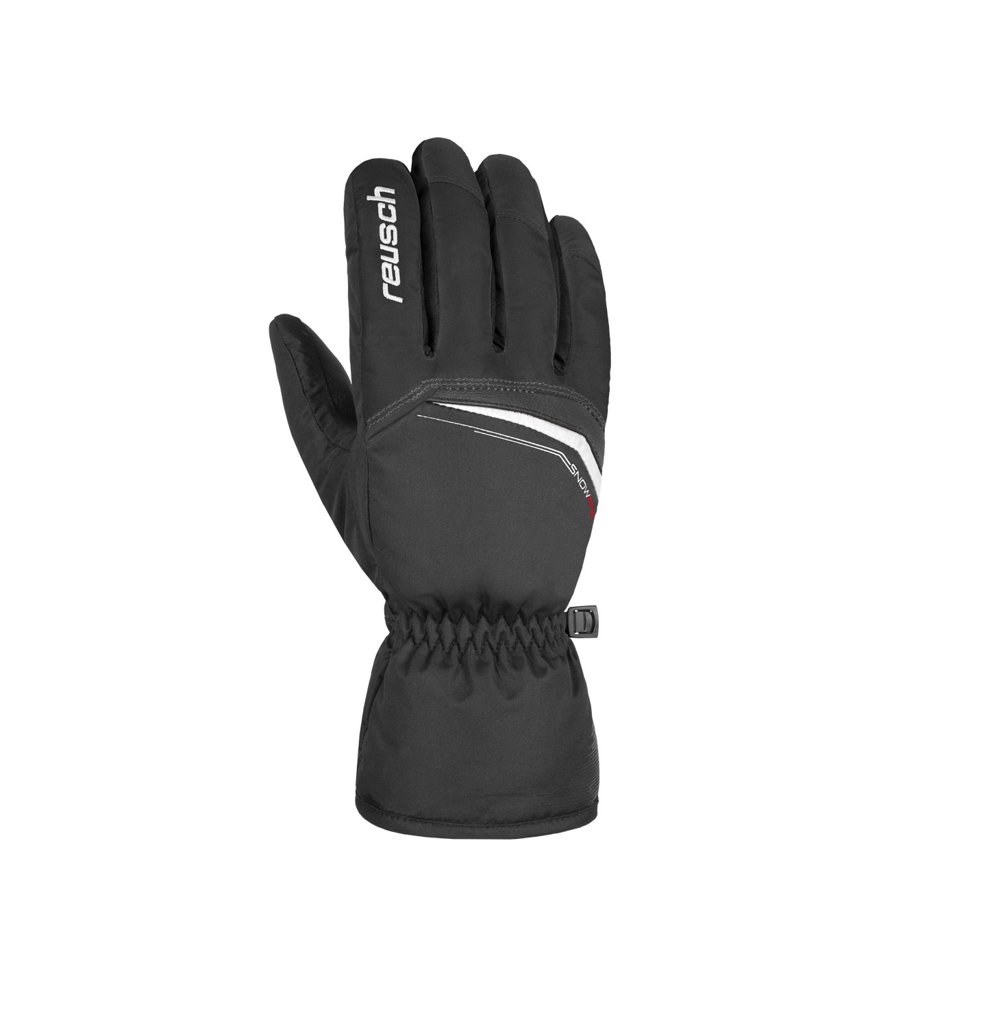 фото Перчатки reusch snow king, black/white, 10 inch