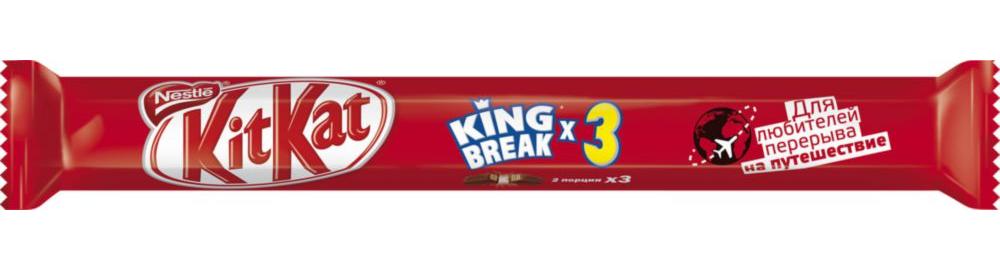 фото Батончик nestle kitkat kingbreak х3 молочный шоколадный 87 г kit kat