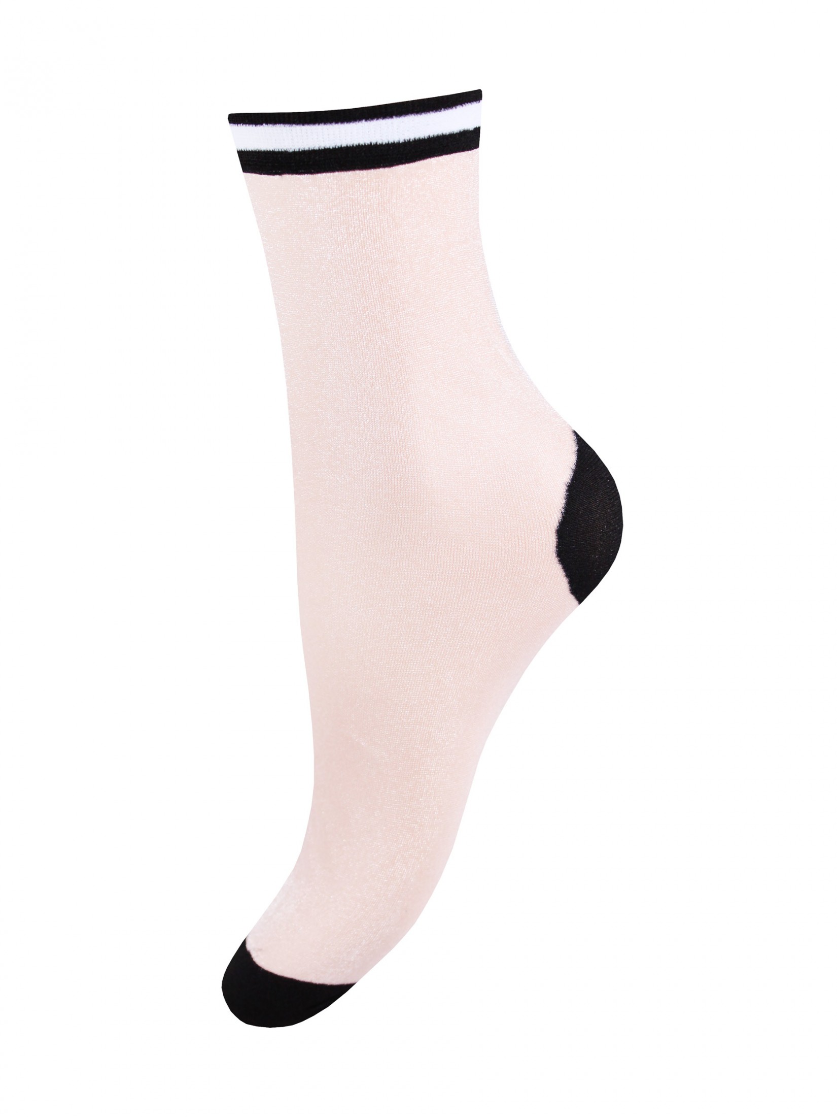 фото Капроновые носки женские mademoiselle milkweed (c.) черные unica