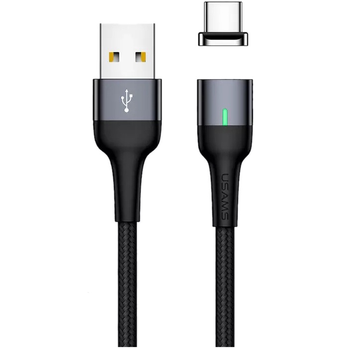 фото Кабель usams u28 usb - usb type-c 1м black