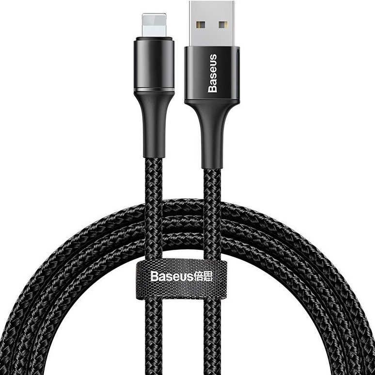 

Кабель Baseus Halo USB - Lightning 1м Black, Halo