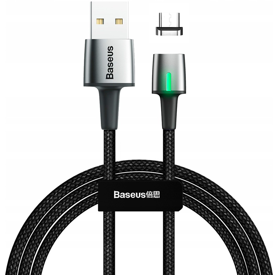 фото Кабель baseus zinc magnetic cable usb - micro usb 2м black