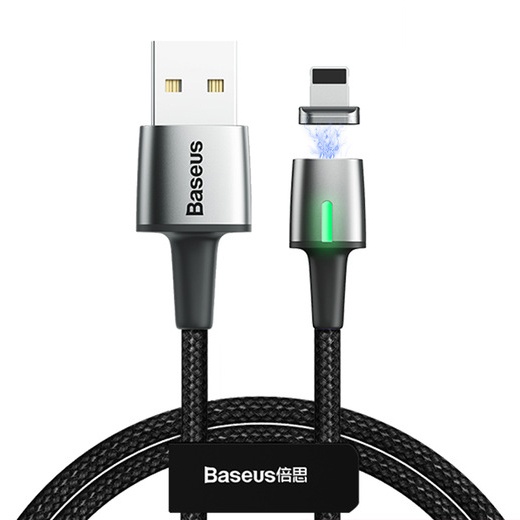 фото Кабель baseus zinc magnetic cable usb - lightning 1м black