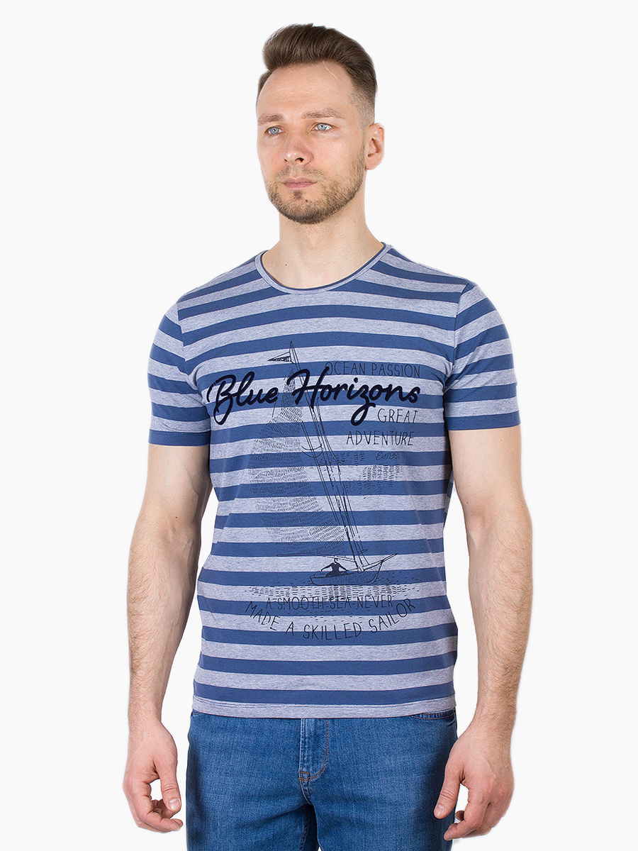 

Футболка мужская GD60700204 MCL синяя 2XL, GD60700204