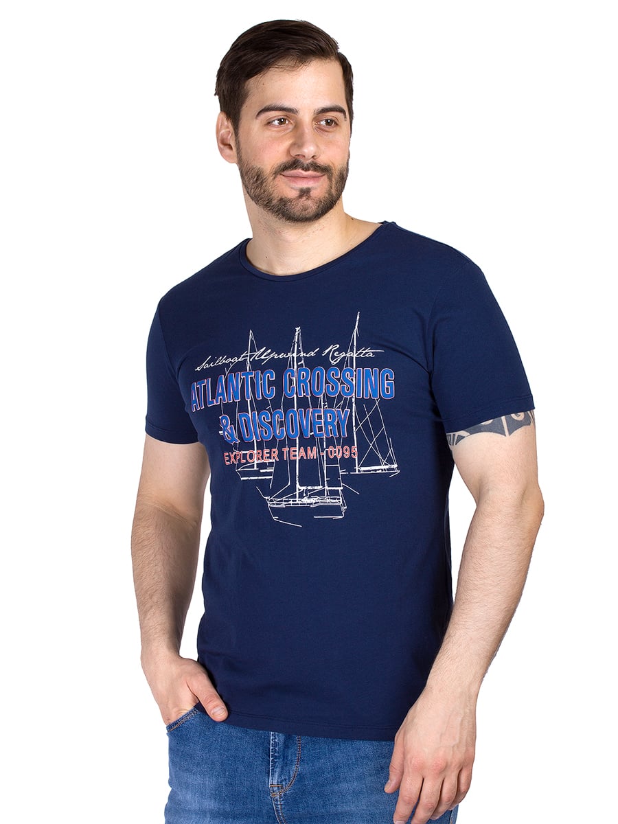

Футболка мужская GD60700143 MCL синяя 2XL, GD60700143