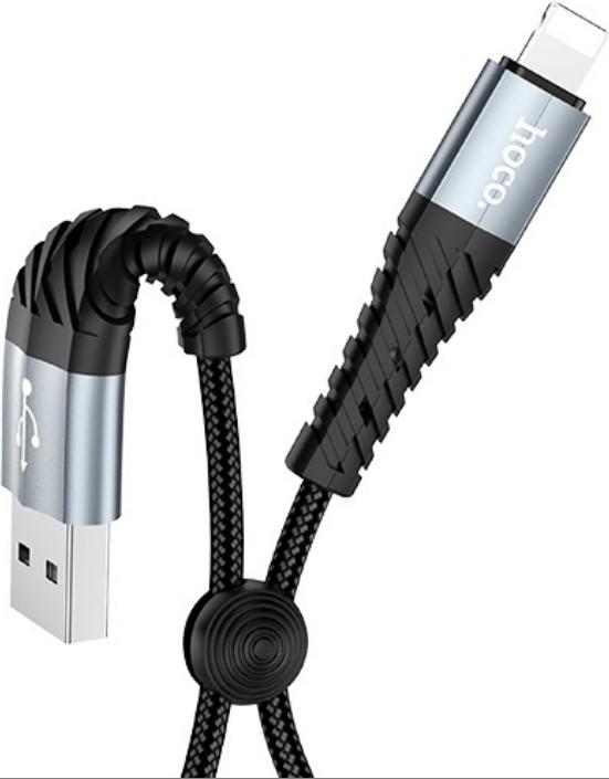 фото Кабель hoco x38 usb - lightning, 2.4a, 0,25м black