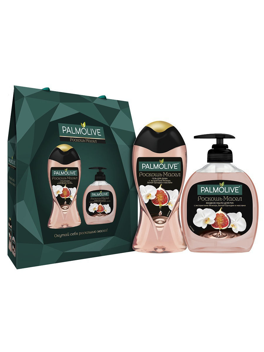 

Подарочный набор PALMOLIVE Роскошь масел: гель д/душа250мл+жидк. мыло300мл