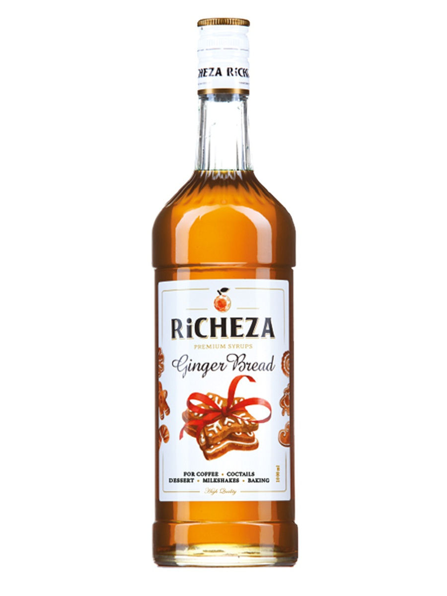 фото Сироп для кофе и коктейлей имбирный пряник 1 литр, richeza