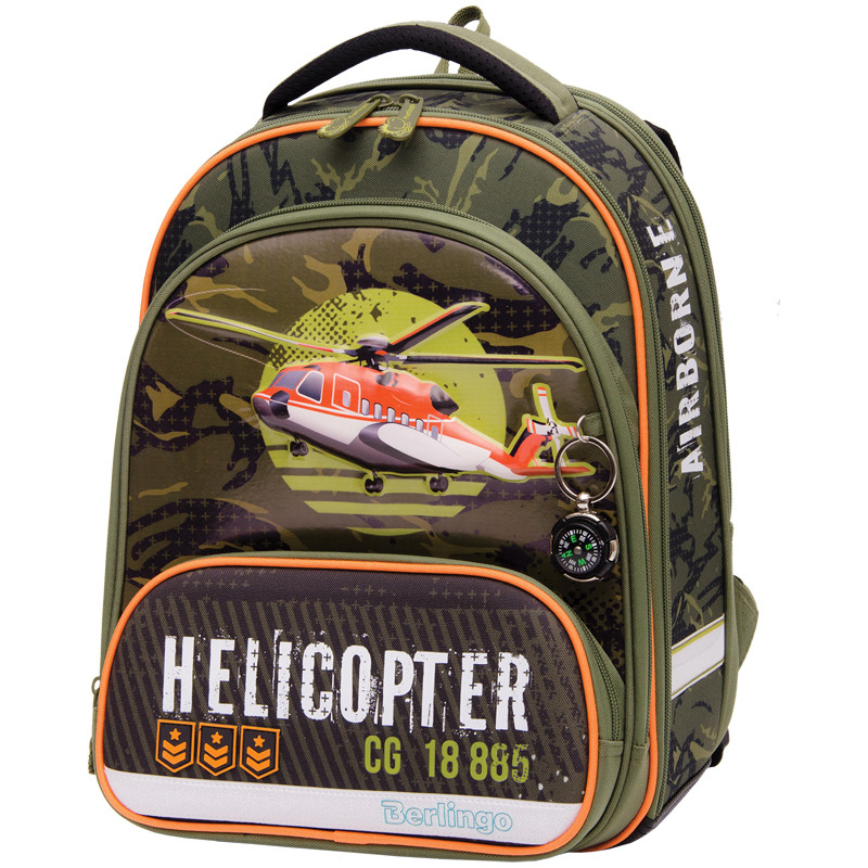 

Ранец детский Berlingo Modern. Helicopter, 37x28x21 см, RU045507