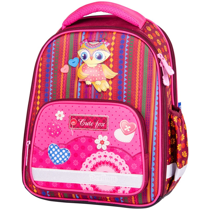 

Ранец детский Berlingo с наполнением Optimal. Cute owl, 37x28x16 см, RU045902