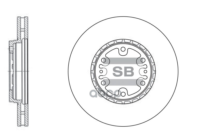 фото Диск тормозной sangsin brake sd1061