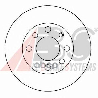фото Диск тормозной abs 1 шт. 15770