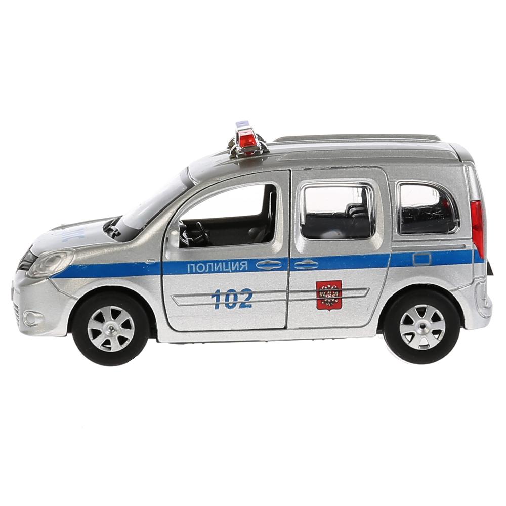 Машинка Технопарк Renault Kangoo - Полиция 12 см, открываются двери