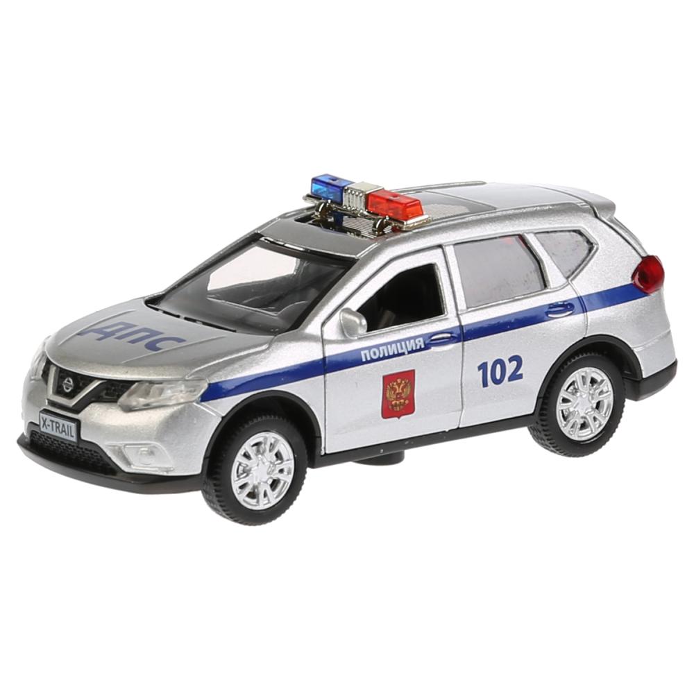 Машина инерционная Технопарк Nissan X-Trail Полиция, 12 см машина технопарк металл ваз 2106 жигули полиция 12 см двер багаж инерц синий