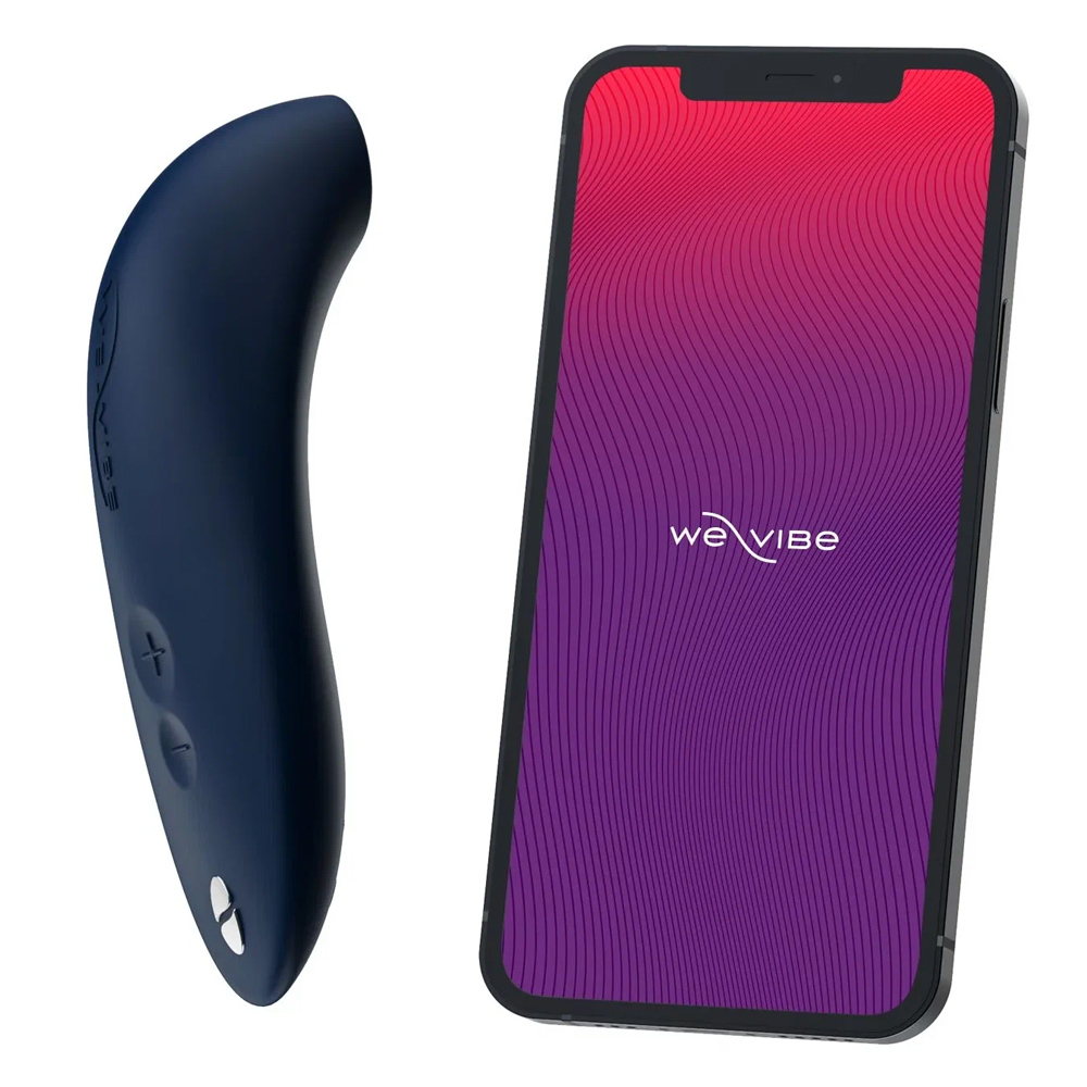 Синий вакуум-волновой стимулятор клитора We-Vibe Melt We-vibe
