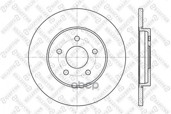 фото Диск тормозной stellox 6020-2551-sx