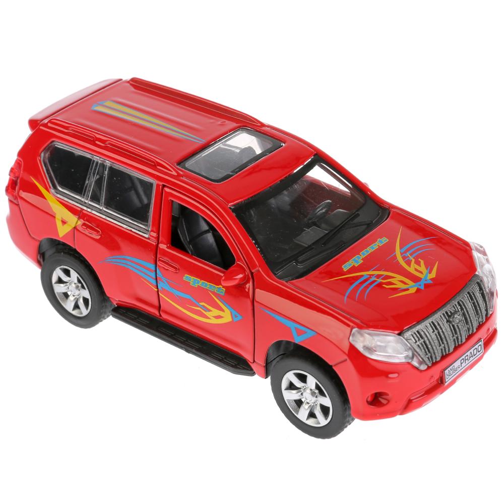 

Металлическая инерционная модель Технопарк Toyota Prado Спорт, 12 см, Красный