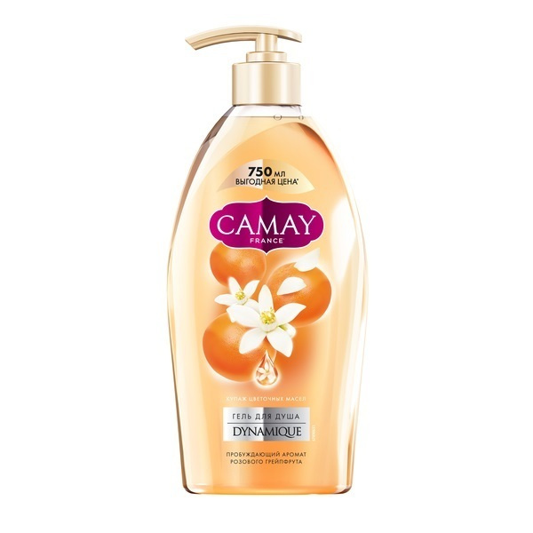фото Гель для душа camay "dynamique грейпфрут"