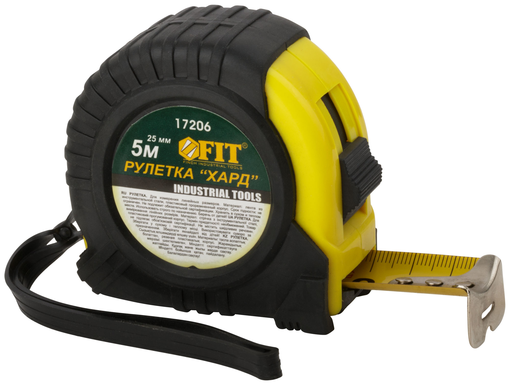

Рулетка "Хард" 5 м x 25 мм FIT 17206