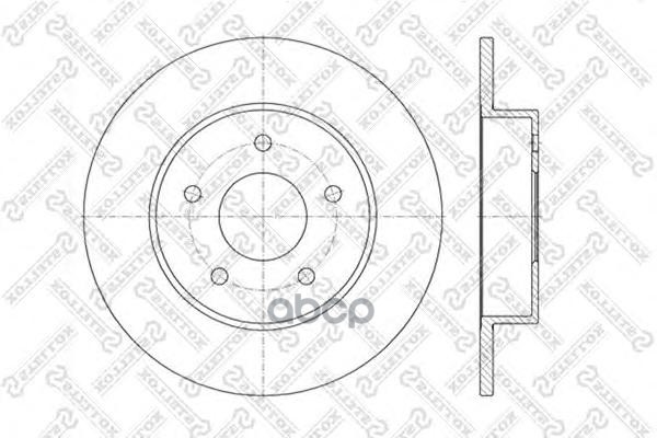 фото Диск тормозной stellox 6020-2257-sx