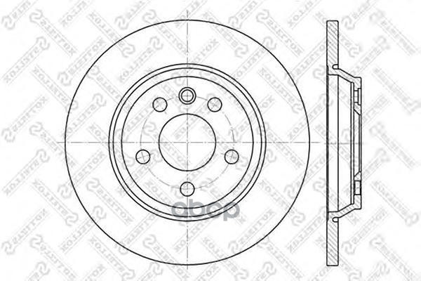 

Тормозной диск Stellox 6020-2552-SX