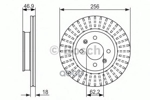 фото Диск тормозной bosch 0986479577