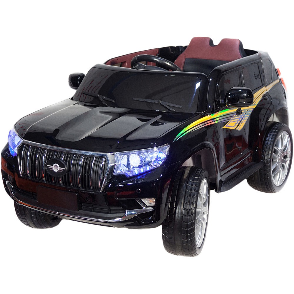 фото Электромобиль toyland джип toyota prado yhd5637, черный