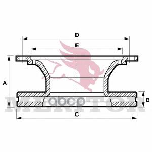 фото Тормозной диск meritor mbr5061